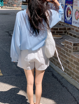 Rare Summer String Hood Blouse, Shirt (5color)