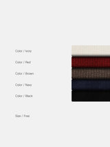 Pino Crop Ribbed Button Cardigan (5c)