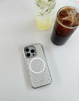 [MADE]ミントクリーム エポキシ シルバー MagSafe対応 iPhoneケース
