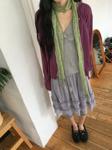 Kiho Round Boucle Summer Cardigan