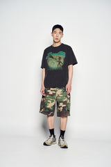 25SS カモフラージュカーゴポケットショートパンツ カーモ