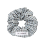 [3EA 1SET] MORI COTTAGE CHECK SCRUNCHIE