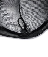 STRIPED FUR KITTEN WIDE SWEAT PANTS BLACK(CV2GFFPA01A)