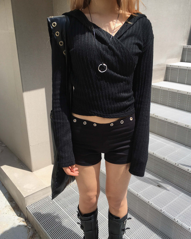 Eyelet shorts
