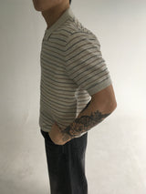 trico collar short sleeve(oatmeal)