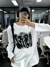 ルーズフィットスウェットシャツTシャツ