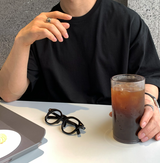 ローガンスピマコットンオーバーフィットレイヤードショートスリーブ