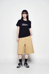 25SS ワイドチノショートパンツ ベージュ
