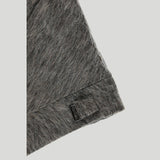 HAIRY BELTED CAPE COAT