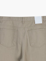 Curved Cotton Pants 5COLOR