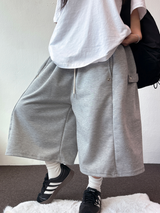 ハイクオリティ🤎 スナップバルーンバミューダ 🤍🤎🩶🖤5カラー