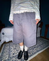 (2color) Wrap Around Pocket Wide Bermuda Pants