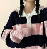 Tay Wapen Color Matching Kara Dangara Knit 