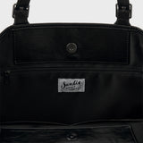 Glossy Buckle Bag (Black)