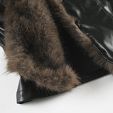 Chic Mood Brown Fur Cardigan