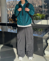 Naru Gofcore Windbreaker(Light Blue)