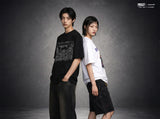 GRAFFITI CHARACTERS T-SHIRT [BLACK]