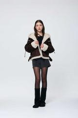 ADORABLE HOOD MUSTANG / BROWN