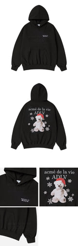 24FW SNOW BEAR HODDIE BLACK