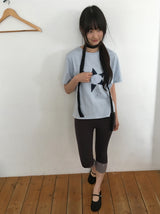 Yuruhi Button Three Quarter Leggings