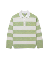 Bouclé Yarn Rugby Knit Apple Green
