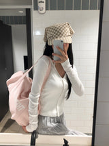 [ORIGINAL] Illy Ribbed V-Neck Cardigan