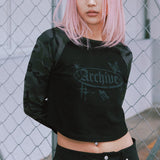 アーカイブラグランロングスリーブTシャツ