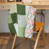 Patchwork Reversible Cotton Summer Blanket - S Size