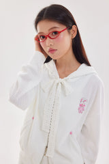 Off the Clock Hooded Jacket (White)