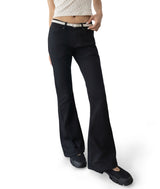 Iva Studded Low-Rise Bootcut Jeans