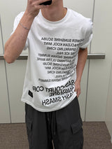 サマーレタリングハーフTシャツ(3color)