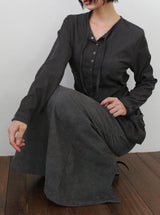 SHIRRING LONG SKIRT