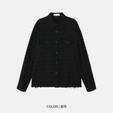 ラビローエッジチェックシャツ (4 Colors)