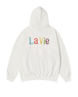 25FW COLOR LOGO HOODIE CREAM