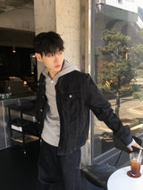 イェージリラックスフィットヘンリーネックフーディー 4C