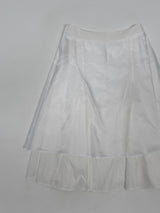 Zico Nylon Pintuck Midi Skirt