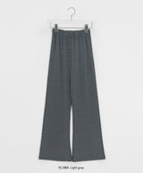 Rayuni Stripe Bootcut Banding Pants