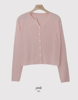 DN Pastel Summer Rib Cardigan (5color)