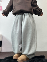 SWEAT BALLOON BACK POINT LONG PANTS🤎🖤🩶3COLOR
