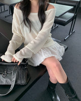 オフルーズニット