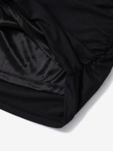 Shirring symbol dress (Black)