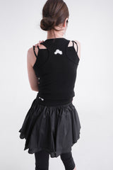 CLOUD SLEEVELESS WOO BLACK