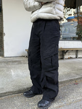 Vintage wave-washed cargo pants