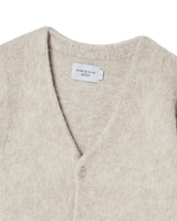 24FW Vネックソリッドカーディガン ベージュ