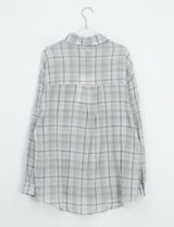 Flue Loose-Fit Summer Check Shirt