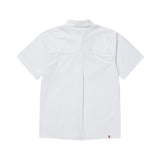 TEMPUS OVER-FIT HALF SLEEVE SHIRT [WHITE]