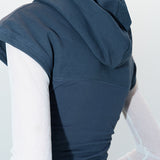 Amie Shirring hood tank chacol