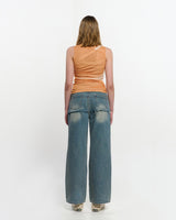 Layered Sleeveless _ ORANGE