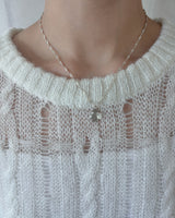 [925SILVER] BLOOM CLOVER NECKLACE