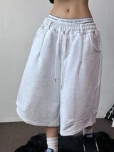 Value Keyring Circle Pintuck Bermuda Shorts 4 color